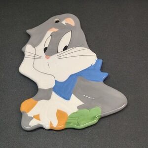 Warner Bros Sylvester Ceramic Trivet Unisex 1993 Looney Tunes Vintage